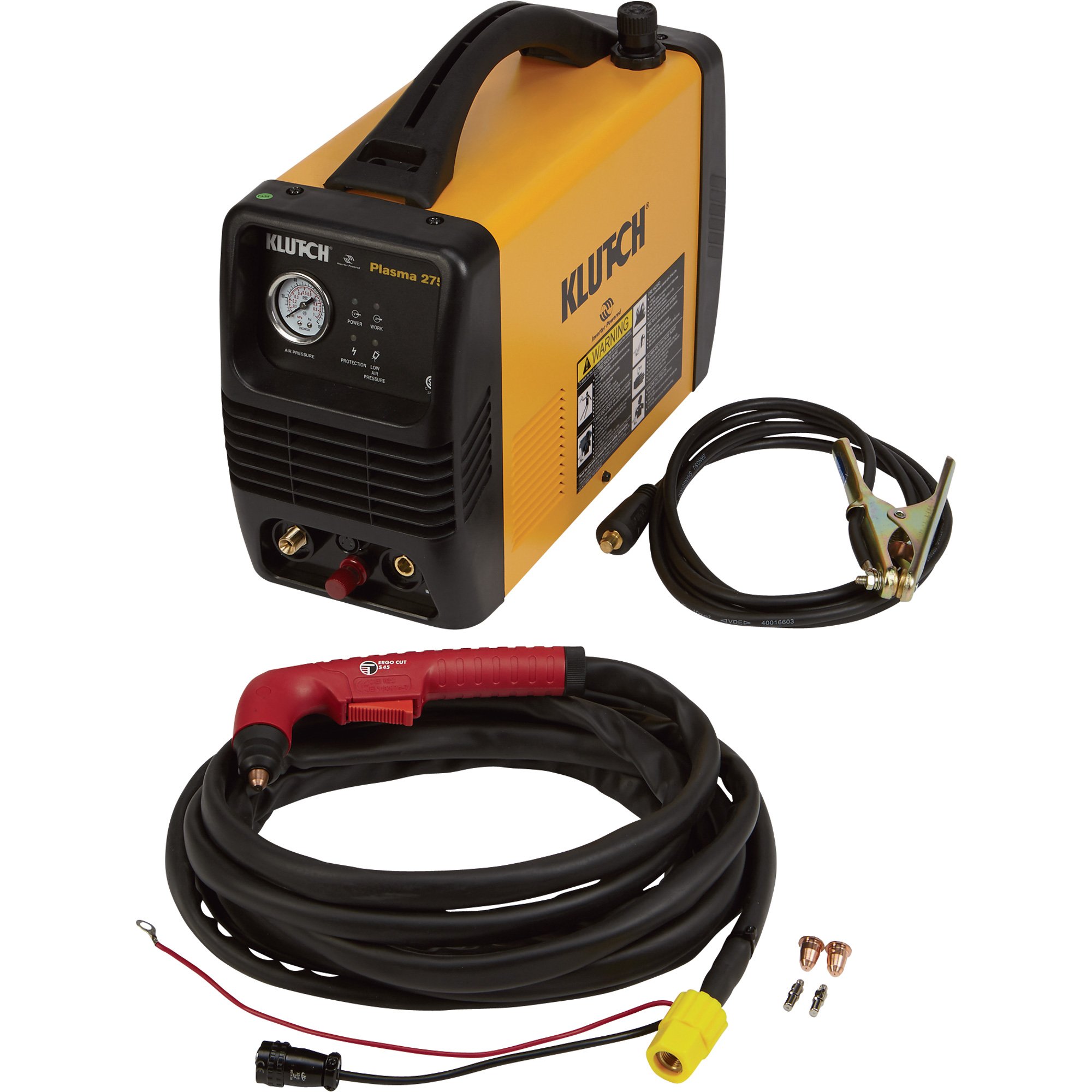 Klutch Plasma 275i Plasma Cutter — 115V, 20 Amp